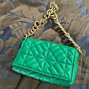 Zara - Green Shoulder Bag